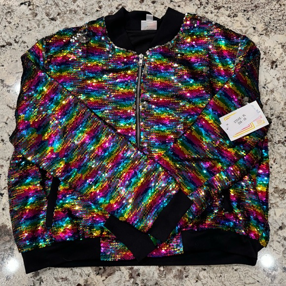 NWT Lularoe Stevie Sequin Jacket - Picture 1 of 3
